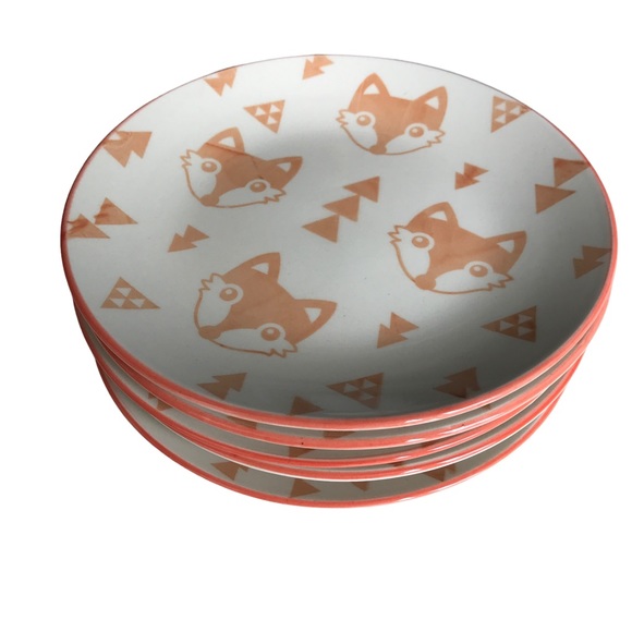 Pfaltzgraff Other - Orange Fox Salad Plates - Set of 5